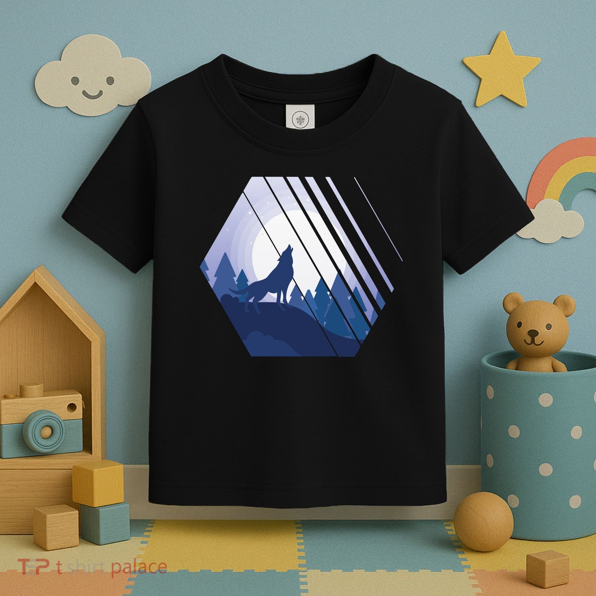 Howling Wolf Toddler T-Shirt