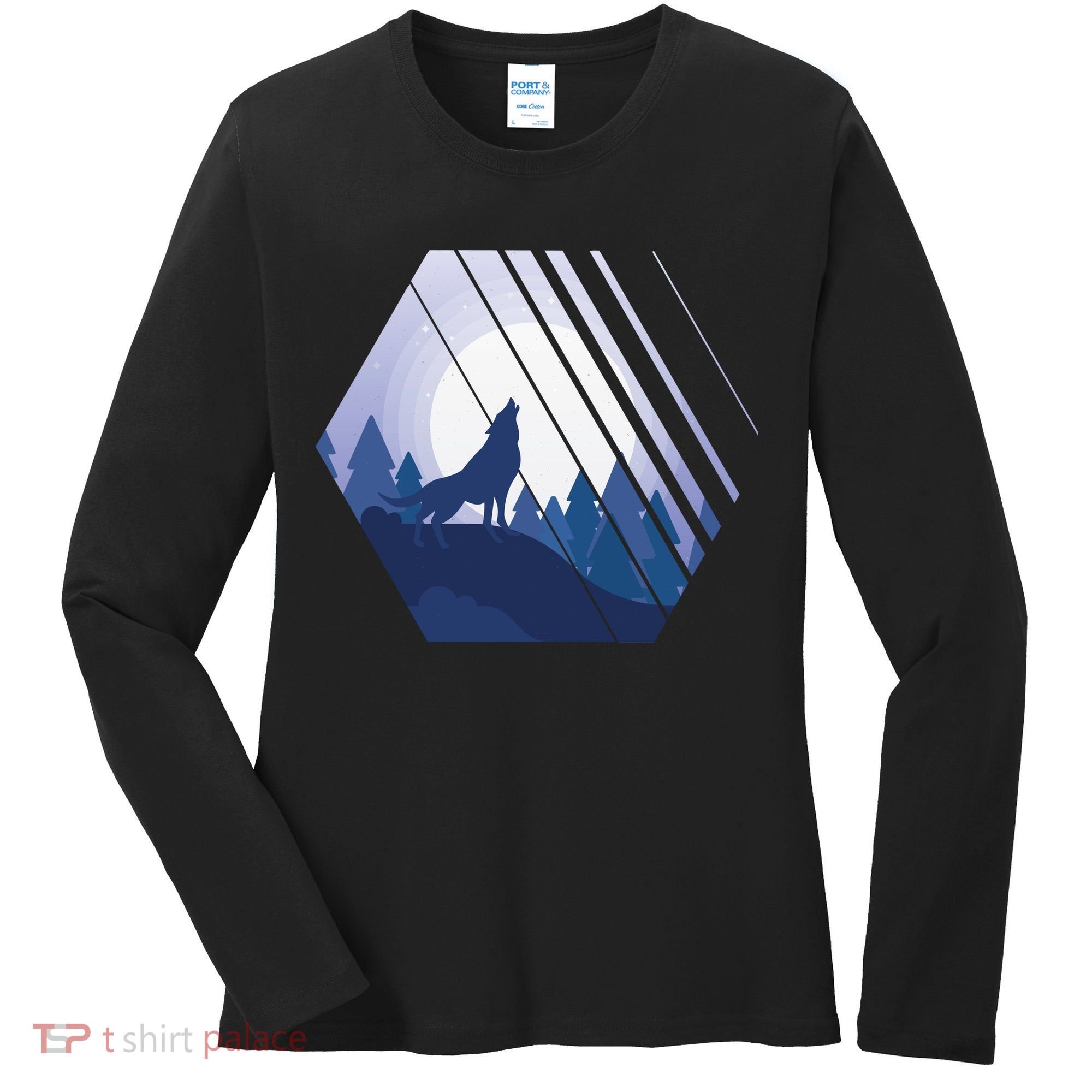 Howling Wolf Women's Long Sleeve Shirt
