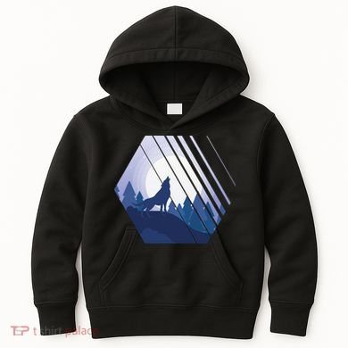 Howling Wolf Kids Hoodie