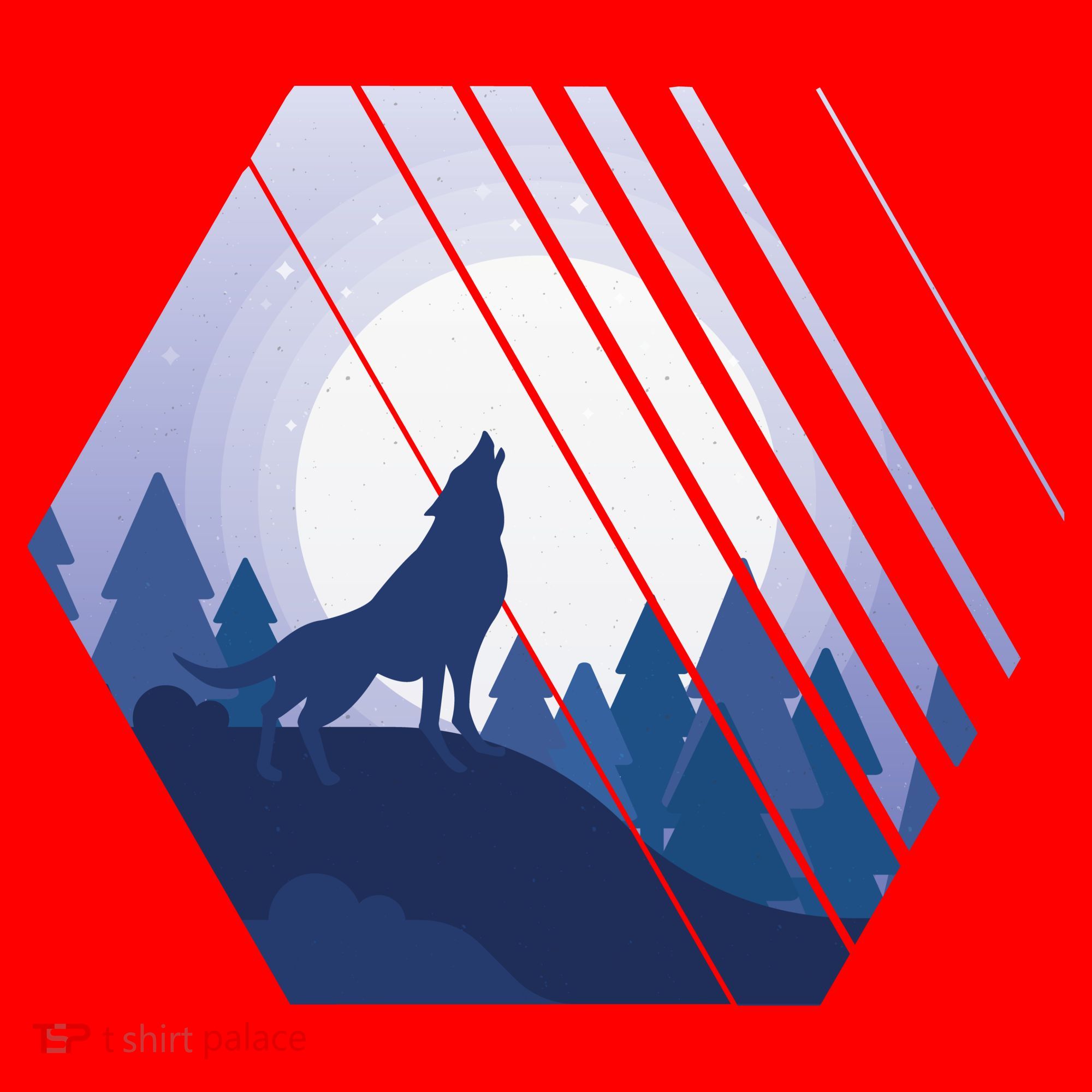 Howling Wolf Santa Hat