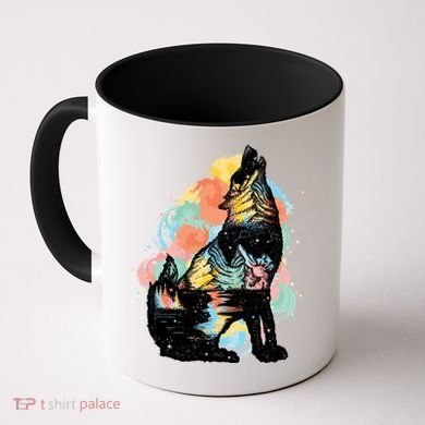 Howling Wolf Wilderness Coffee Mug