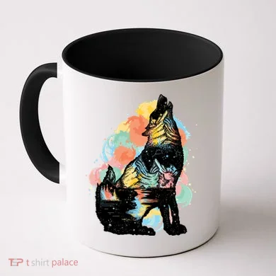 Howling Wolf Wilderness Coffee Mug