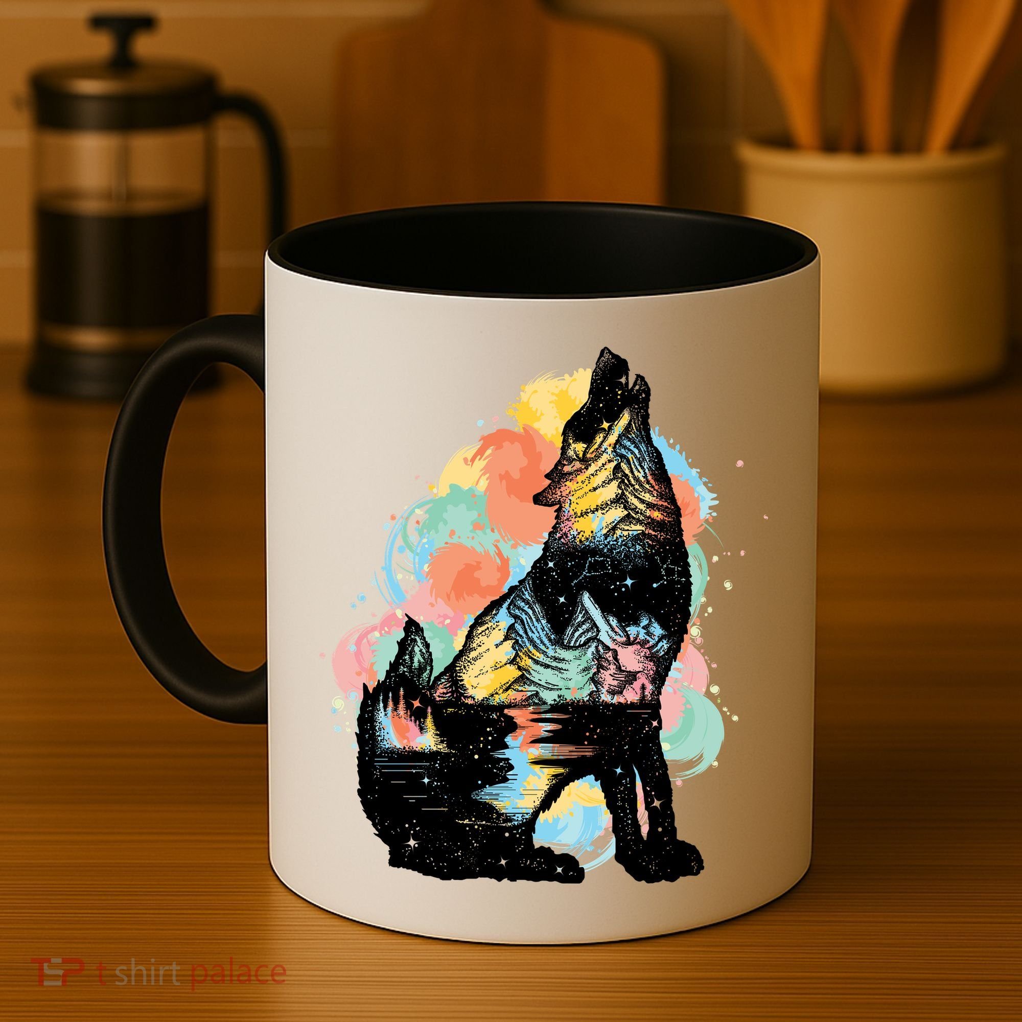 Howling Wolf Wilderness Coffee Mug