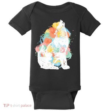 Howling Wolf Wilderness Baby Bodysuit
