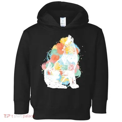 Howling Wolf Wilderness Toddler Hoodie