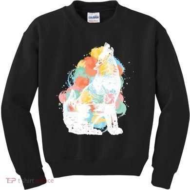 Howling Wolf Wilderness Kids Sweatshirt