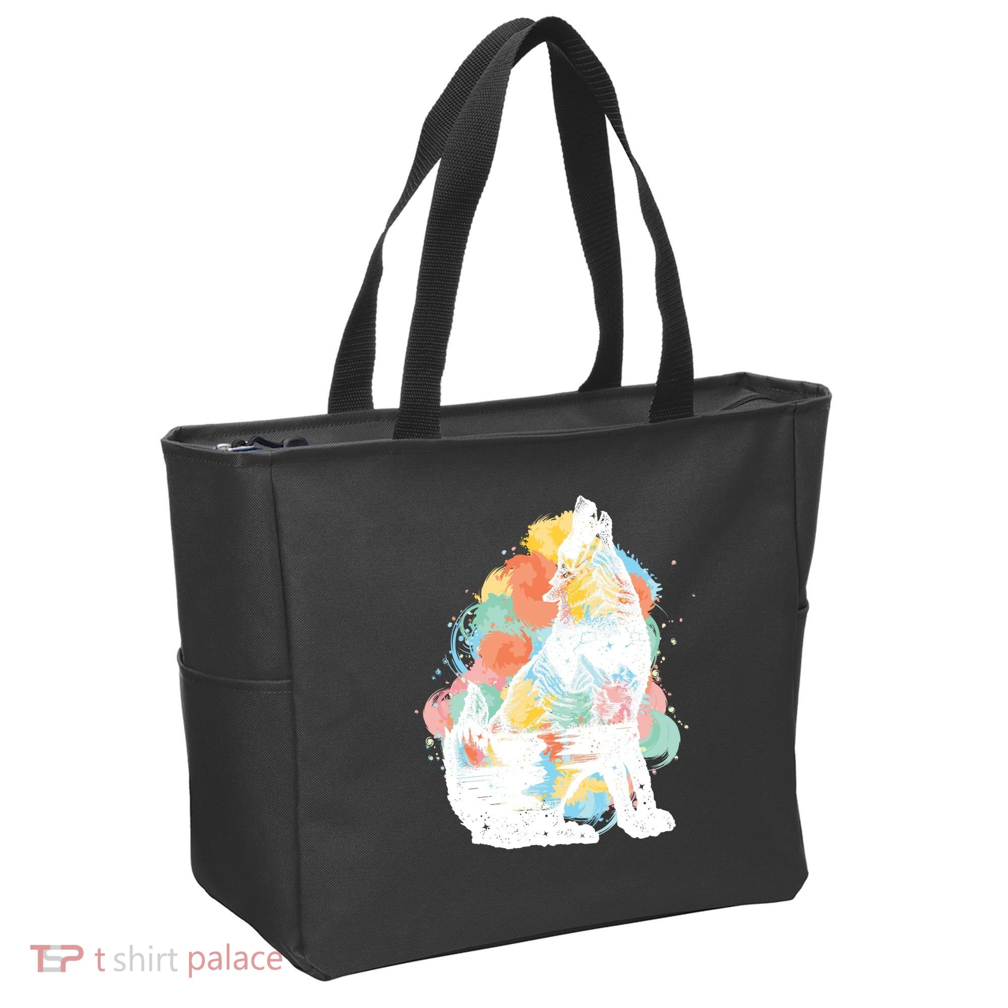 Howling Wolf Wilderness Tote Bag