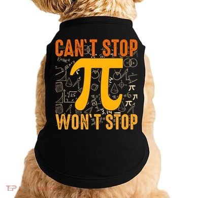 Happy Pi 314 Day Cant Stop Wont Stop Doggie Tank