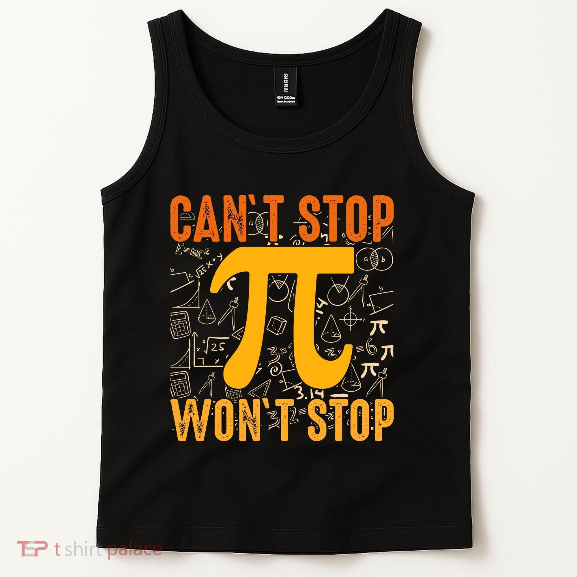 Happy Pi 314 Day Cant Stop Wont Stop Tank Top