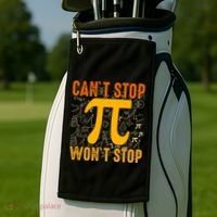 Happy Pi 314 Day Cant Stop Wont Stop Golf Towel thumb 2