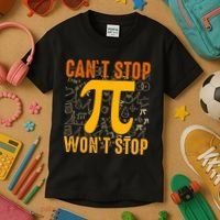 Happy Pi 314 Day Cant Stop Wont Stop Kids T-Shirt thumb 3