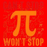 Happy Pi 314 Day Cant Stop Wont Stop Santa Hat thumb 1