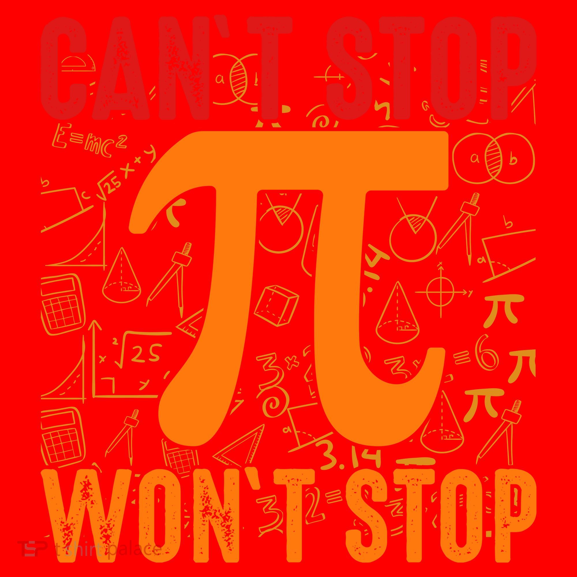 Happy Pi 314 Day Cant Stop Wont Stop Santa Hat