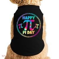 Happy Pi 3.14 Day Rainbow Tie Dye Doggie Tank thumb 0