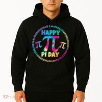 Happy Pi 3.14 Day Rainbow Tie Dye Hoodie thumb 2