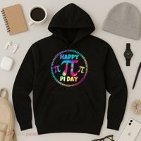 Happy Pi 3.14 Day Rainbow Tie Dye Hoodie thumb 3
