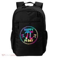 Happy Pi 3.14 Day Rainbow Tie Dye Backpack thumb 0