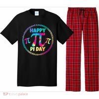 Happy Pi 3.14 Day Rainbow Tie Dye Pajama Set thumb 0