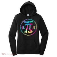 Happy Pi 3.14 Day Rainbow Tie Dye Women's Hoodie thumb 0