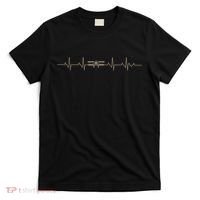 Heartbeat Plane Aviation Aircraft Flying Airplane Pilot T-Shirt thumb 0