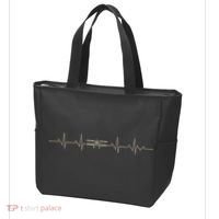 Heartbeat Plane Aviation Aircraft Flying Airplane Pilot Tote Bag thumb 3