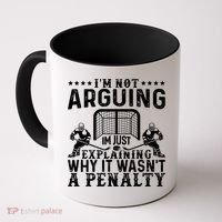 Hockey Player Arguing Gift Funny Hockey Gift Coffee Mug thumb 0