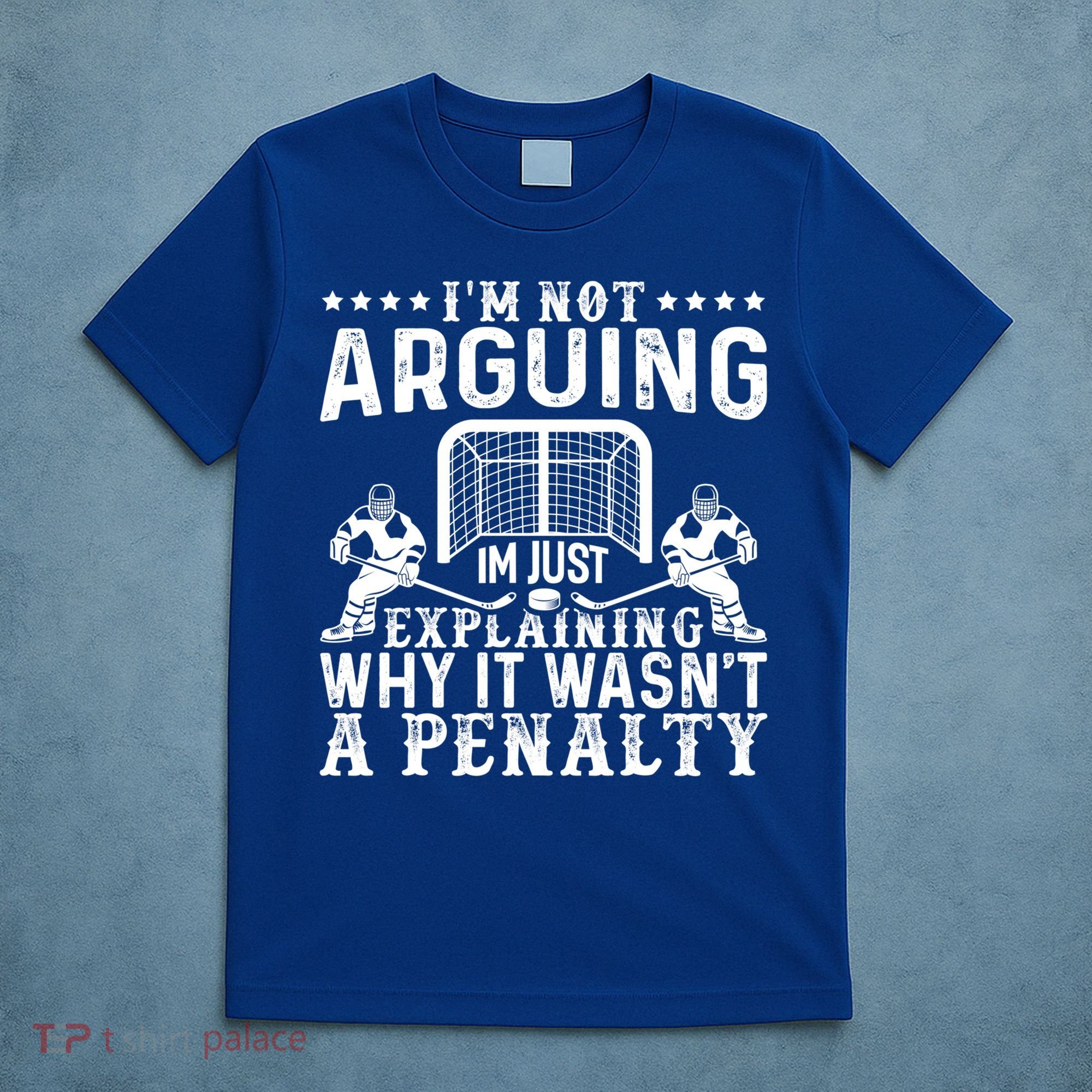 Hockey Player Arguing Gift Funny Hockey Gift T-Shirt