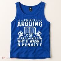 Hockey Player Arguing Gift Funny Hockey Gift Tank Top thumb 2