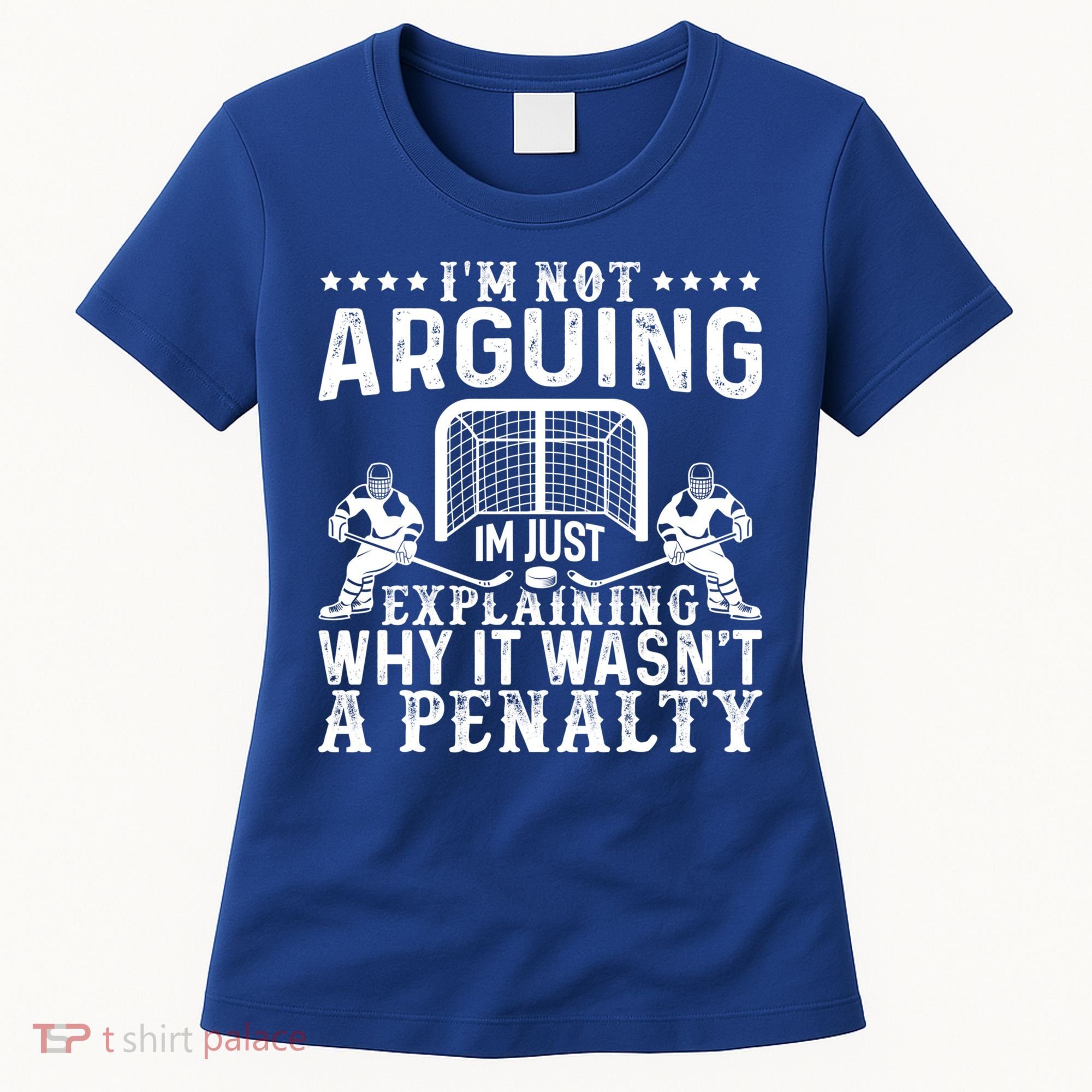 Hockey Player Arguing Gift Funny Hockey Gift Women's T-Shirt