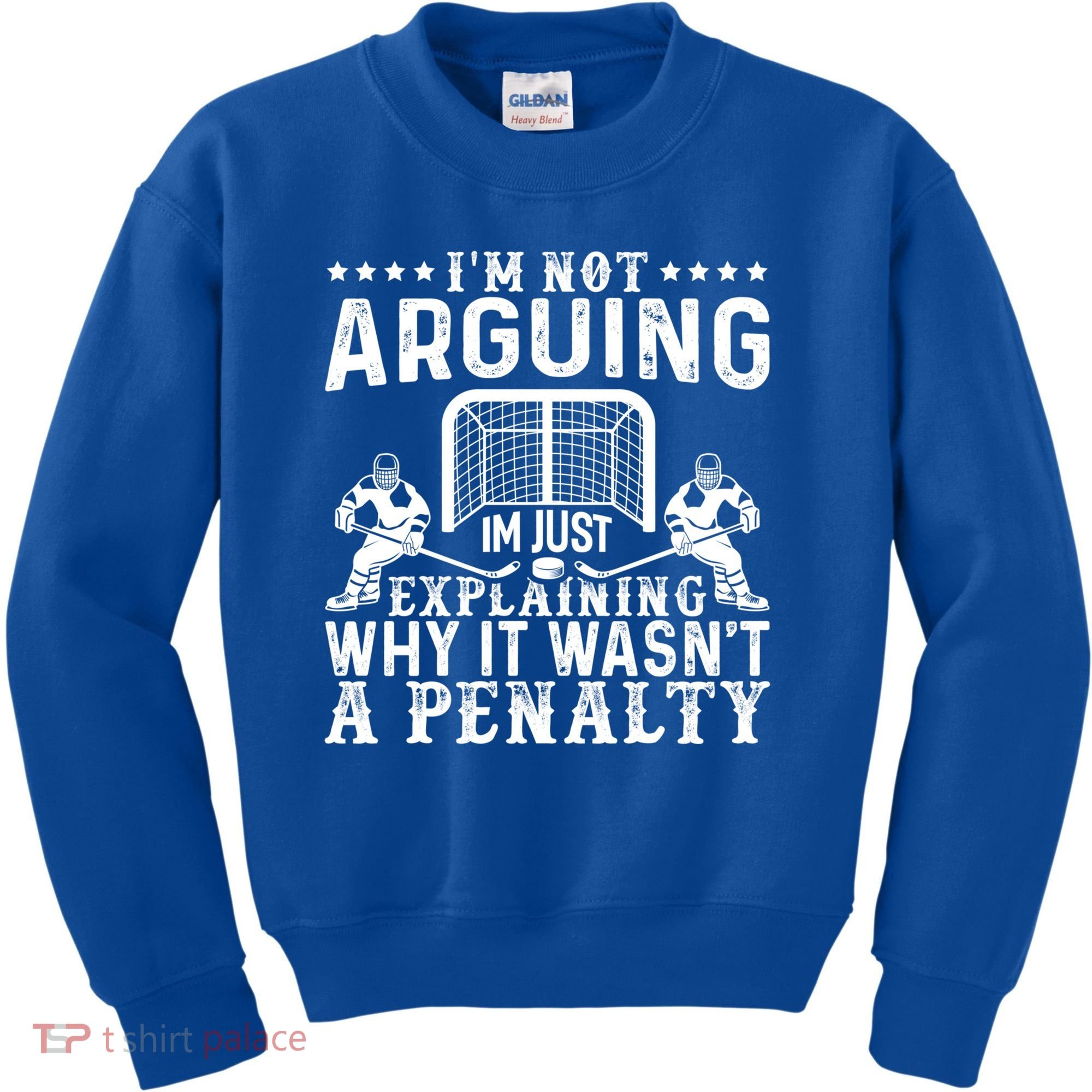 Hockey Player Arguing Gift Funny Hockey Gift Kids Sweatshirt