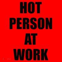 Hot Person At Work Funny Santa Hat thumb 1