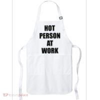 Hot Person At Work Funny Apron thumb 0