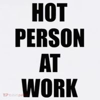 Hot Person At Work Funny Women's Tank Top thumb 5