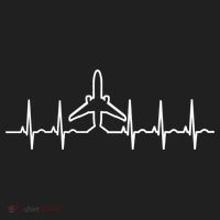 Heartbeat Pilot Aviation Airplane Aircraft Christmas Gift Hat thumb 2