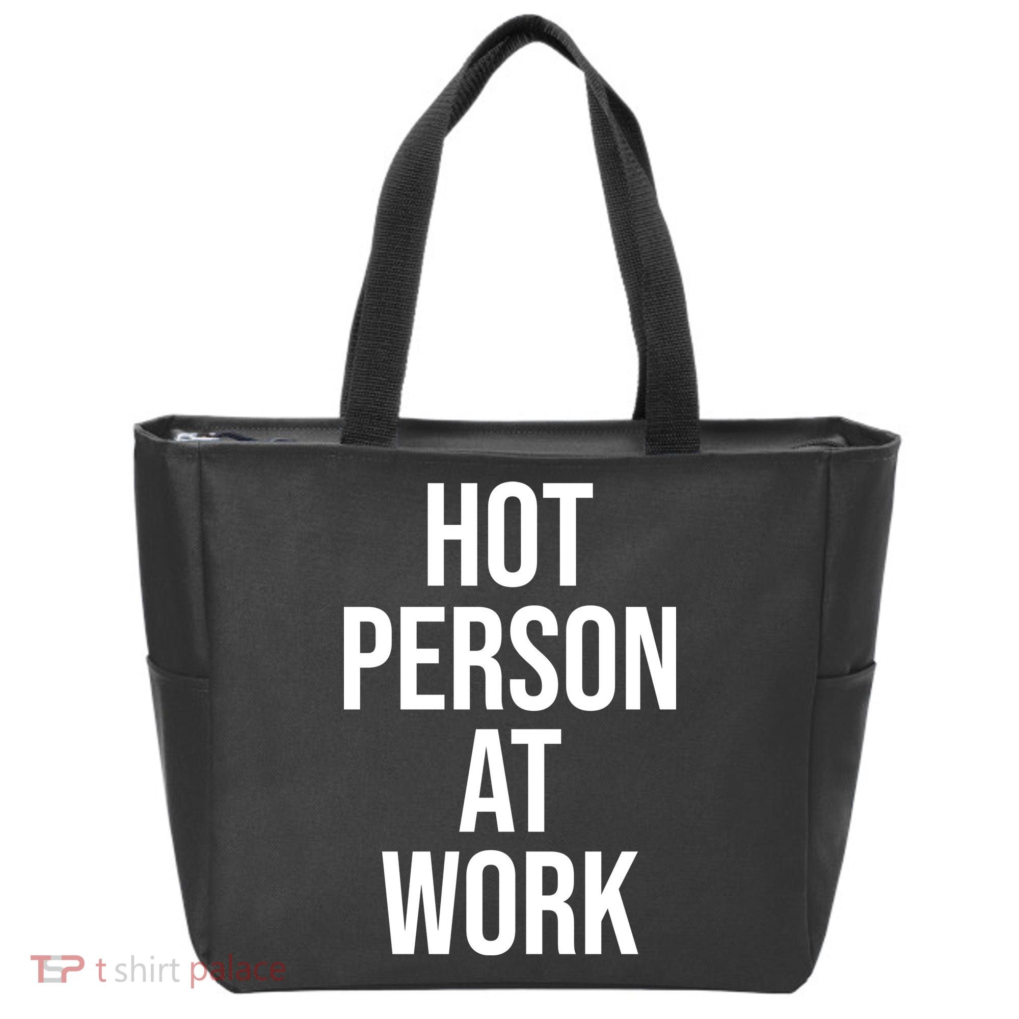 Hot Person At Work Tote Bag