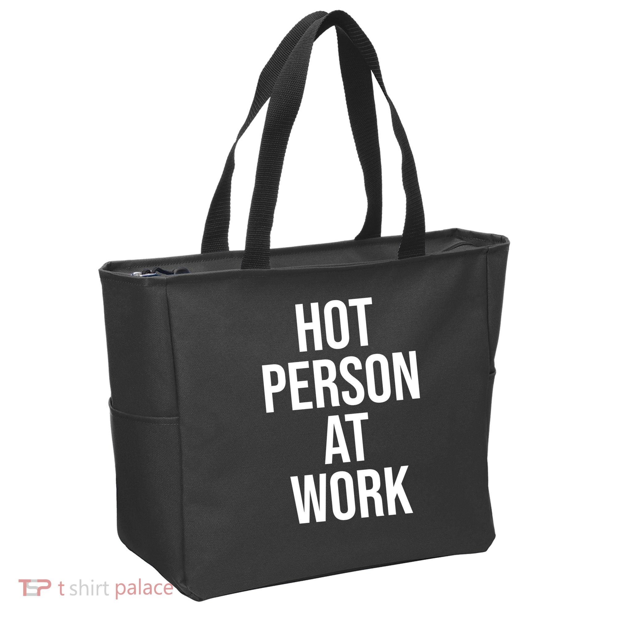 Hot Person At Work Tote Bag