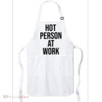 Hot Person At Work Apron thumb 0