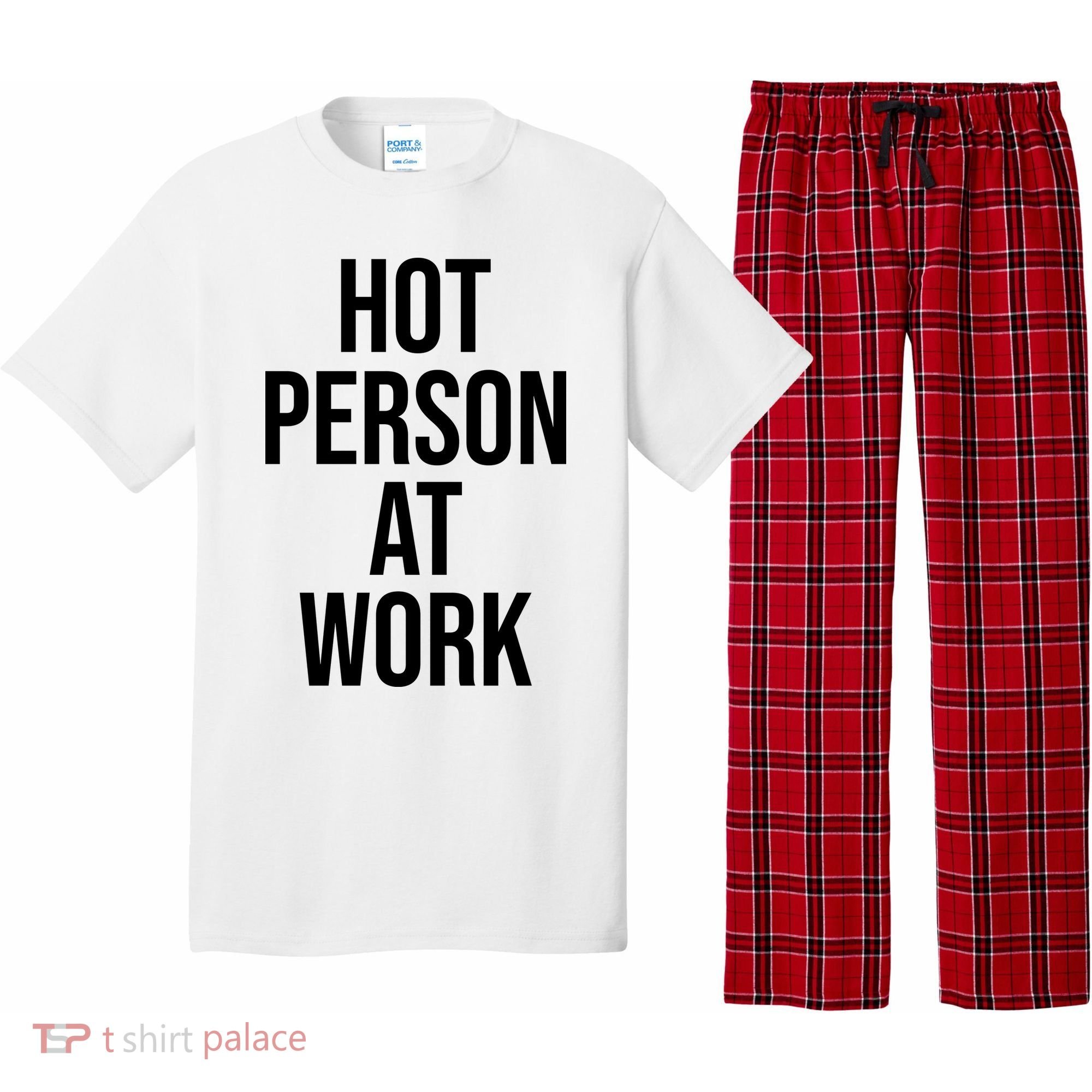Hot Person At Work Pajama Set