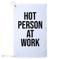 Hot Person At Work Golf Towel thumb 0