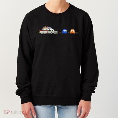 Halloween Pac Busters Game Women's Sweatshirt