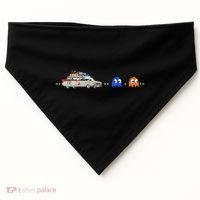 Halloween Pac Busters Game USA-Made Doggie Bandana thumb 0