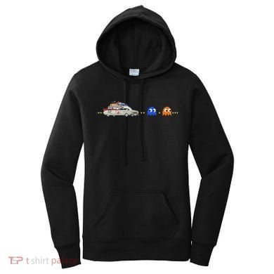 Halloween Pac Busters Game Women's Hoodie