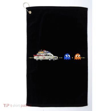 Halloween Pac Busters Game Golf Towel
