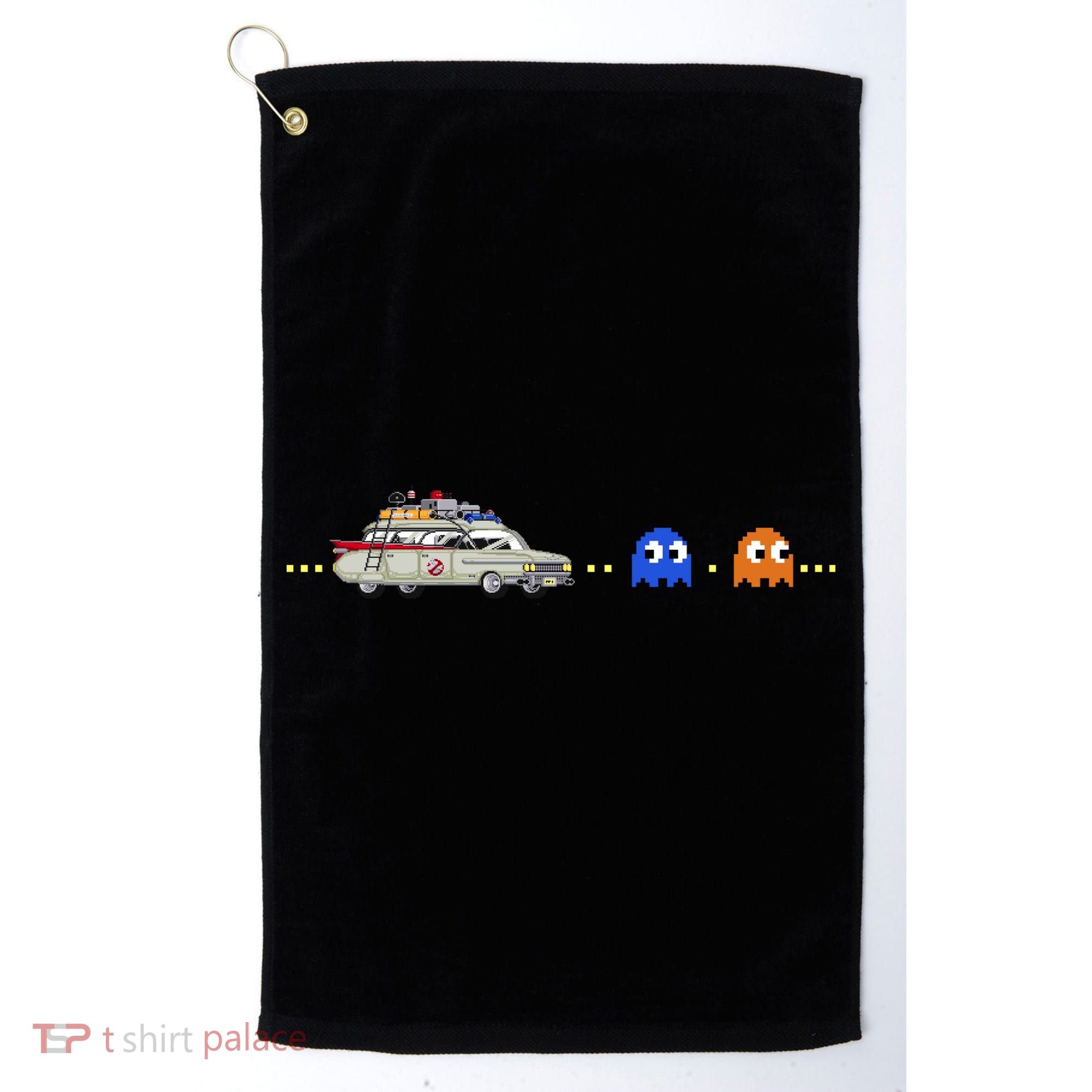 Halloween Pac Busters Game Golf Towel