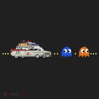 Halloween Pac Busters Game Golf Towel thumb 3