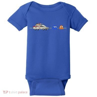 Halloween Pac Busters Game Baby Bodysuit