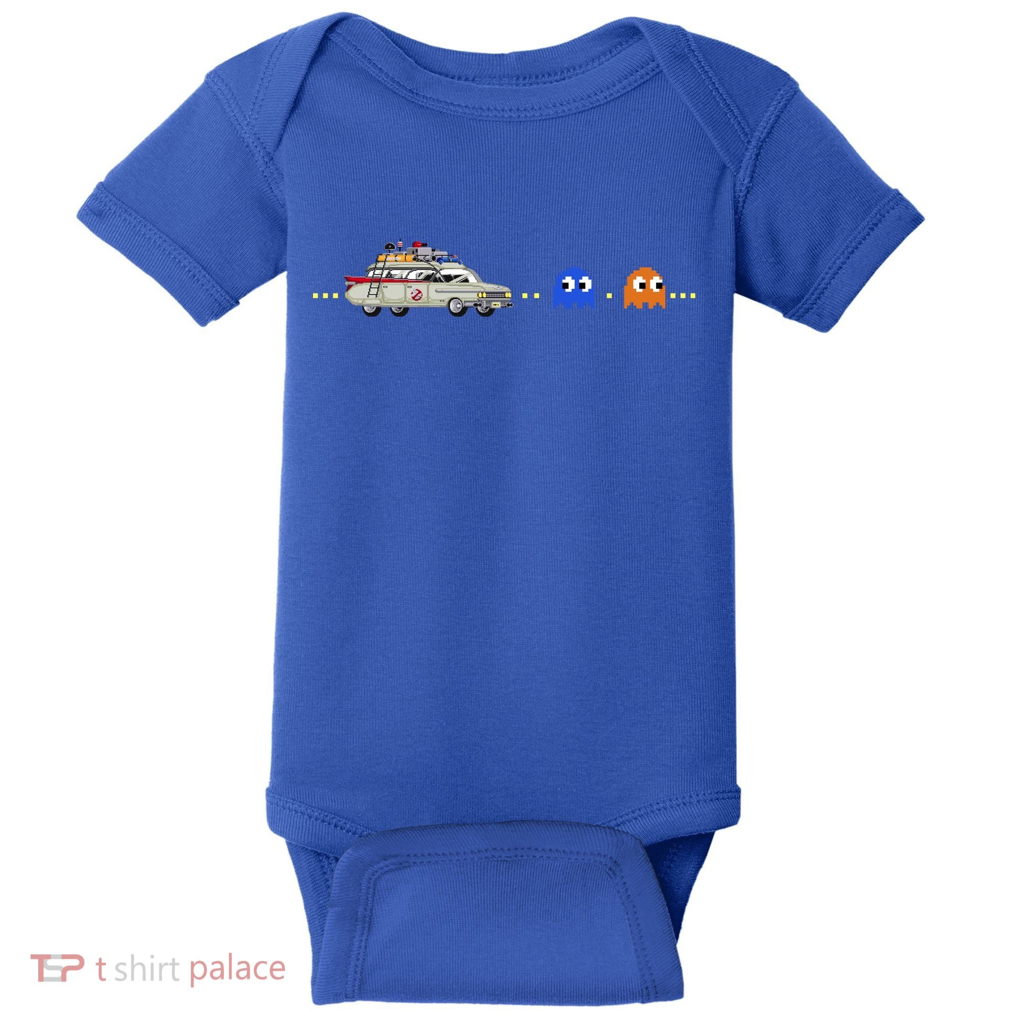 Halloween Pac Busters Game Baby Bodysuit