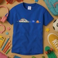 Halloween Pac Busters Game Kids T-Shirt thumb 3