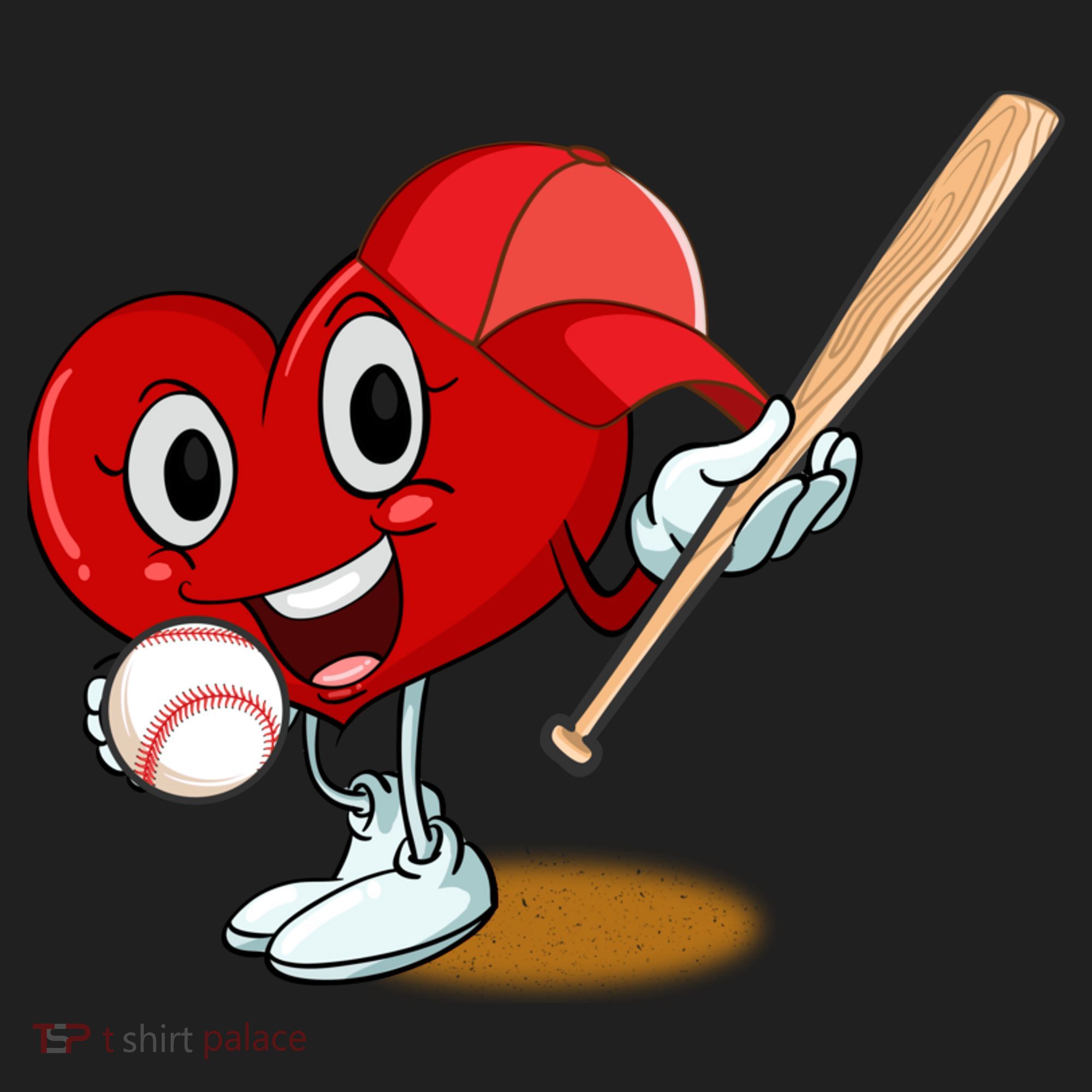 Heart Playing Baseball Valentines Day Sports Boy Tumbler