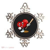 Heart Playing Baseball Valentines Day Sports Boy Ornament thumb 0